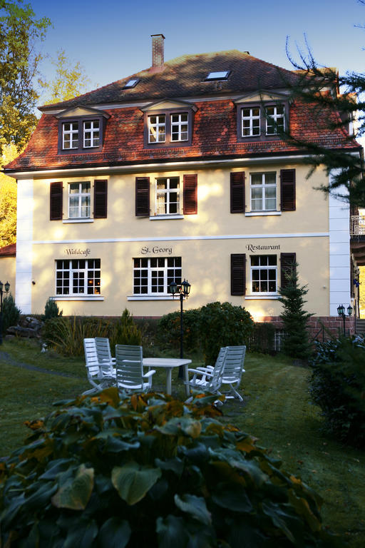 Rhön Hotel Waldcafé St. Georg Staatsbad Brückenau Esterno foto
